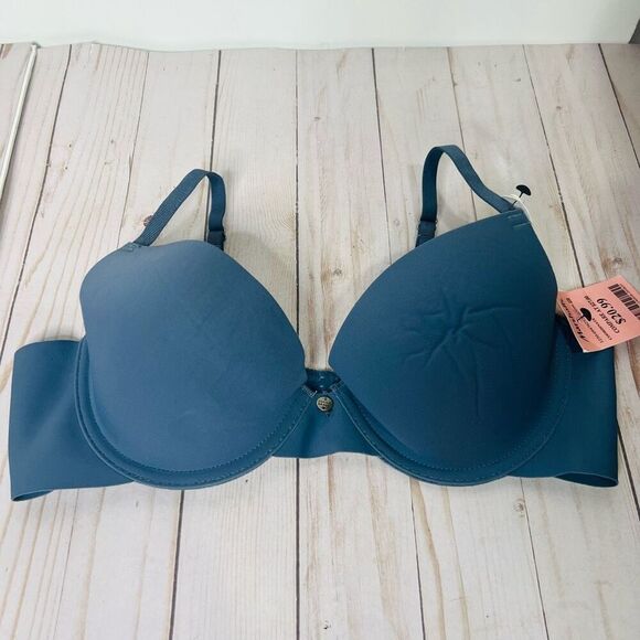 Lucky Brand Light Lift Demi Bra Sz 36 B Blue NWT! - Picture 1 of 5